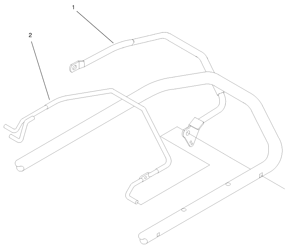 Handle Assembly Diagram and Parts List for 20824 8900001 - 8999999 Toro Lawn Mower