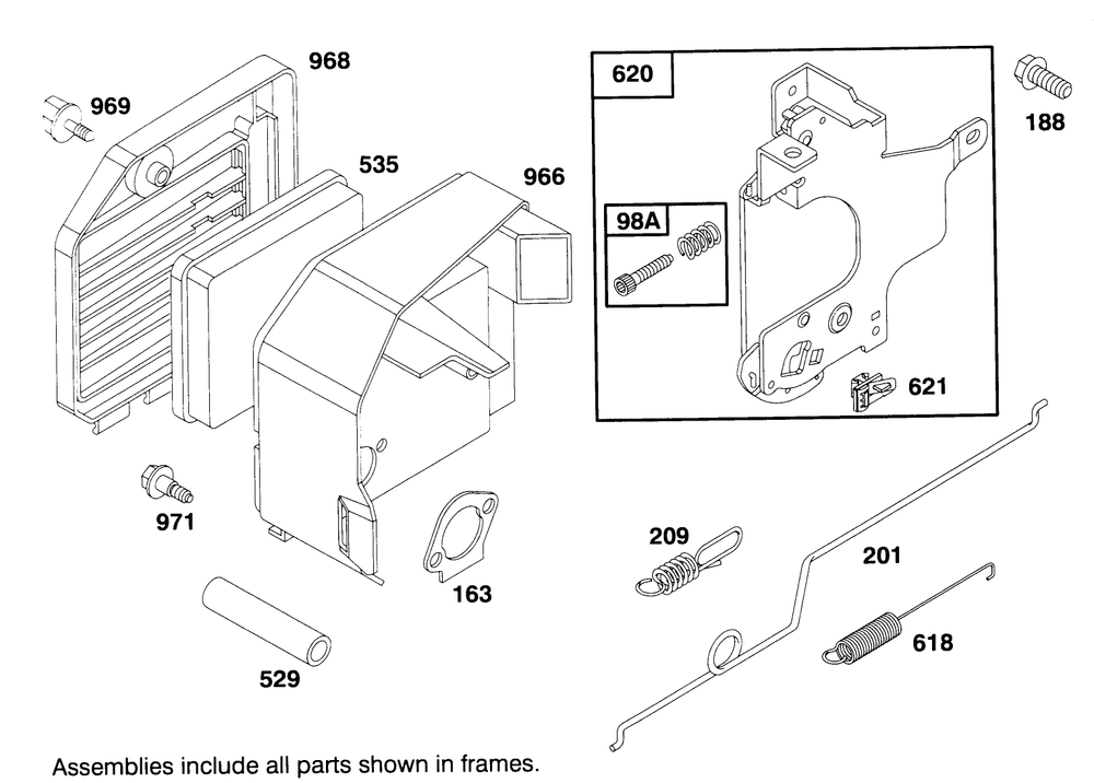 Engine Gts 150 Diagram and Parts List for 26630BC 4900001 - 4999999 Toro Lawn Mower