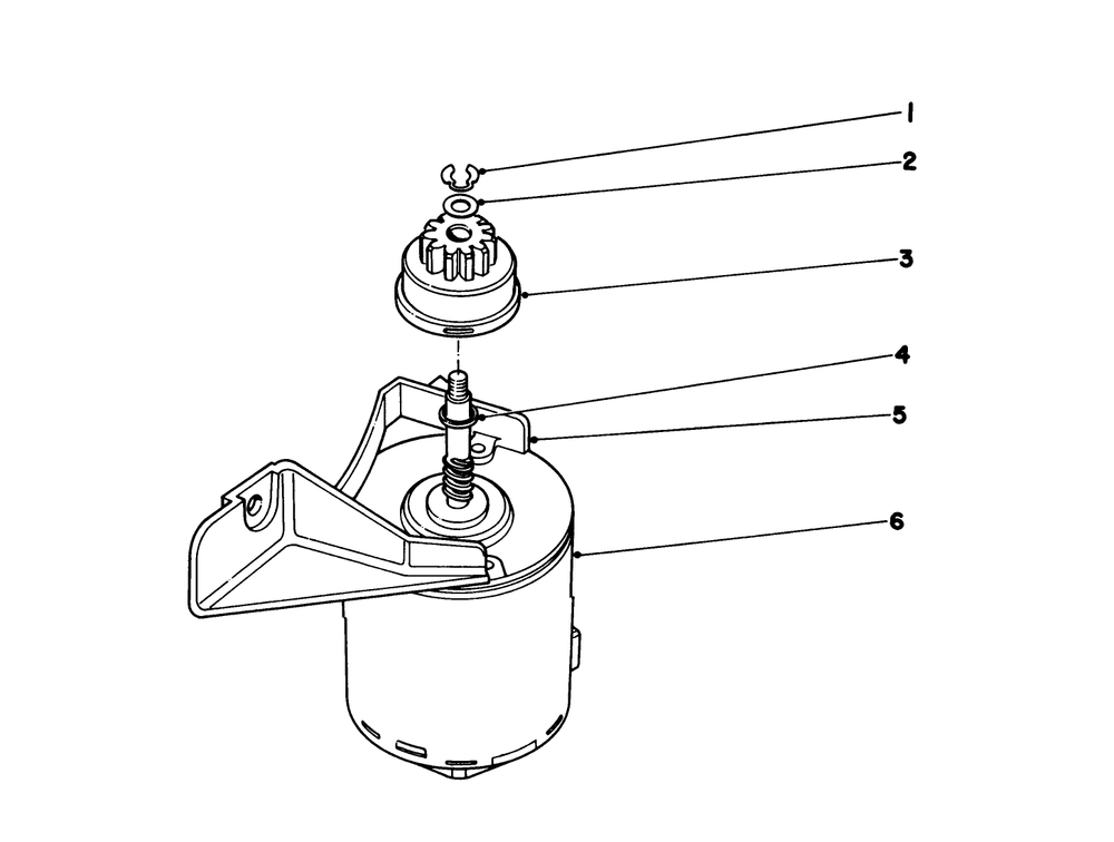 Starter Motor Diagram and Parts List for 20690 8000001 - 8999999 Toro Lawn Mower