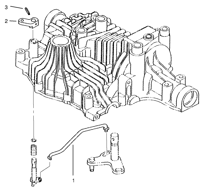 Bypass Return Diagram and Parts List for 72064 7900001 - 7999999 Toro Lawn Tractor