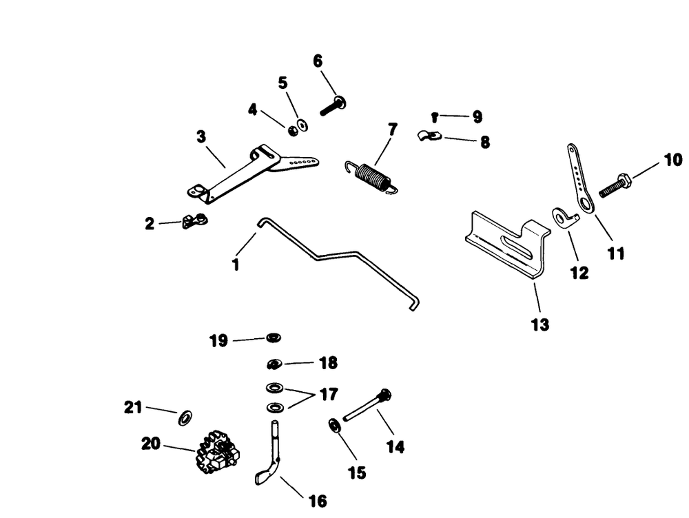 Governor-Engine Kohler Model No. M18qs-24657 (Continued) Diagram and Parts List for 30718 2000001 - 2999999 Toro Lawn Tractor