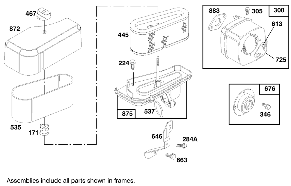Engine Briggs & Stratton Model 28m707-0127-01 Diagram and Parts List for 71185 7900001 - 7999999 Toro Lawn Tractor