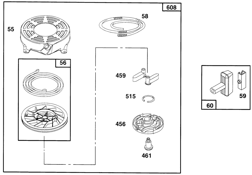 Engine Briggs & Stratton Model 12f802-0667-01 Diagram and Parts List for 20914B 69000001 - 69999999 Toro Lawn Mower