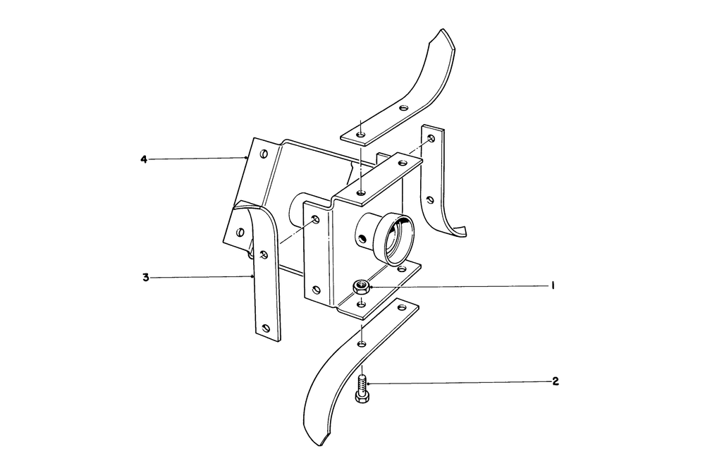 Pick Tine Kit Model No. 17-8200 (Optional) Diagram and Parts List for 58007 2000001 - 2999999 Toro Tiller