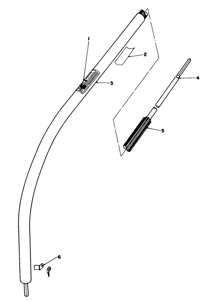 Shaft & Tube Assembly Diagram and Parts List for 51603 3000001 - 3999999 Toro Trimmer