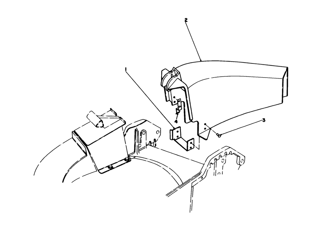 Side Discharge Kit No. 59107 (Optional) Diagram and Parts List for 20746C 8000001 - 8999999 Toro Lawn Mower