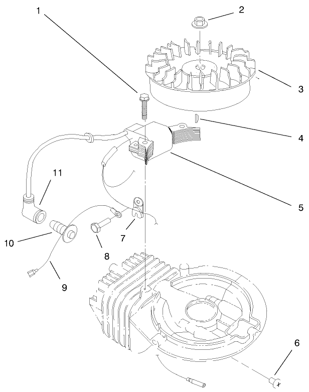 Engine Assembly (Model No. 38430) Diagram and Parts List for 38430 9900001 - 9999999 Toro Snow Blower