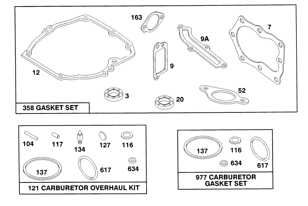 Engine Model 124702-3115-01 Diagram and Parts List for 20668 1000001 - 1999999 Toro Lawn Mower