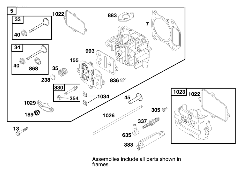 Engine Gts-200 Diagram and Parts List for 22161 8900001 - 8999999 Toro Lawn Mower