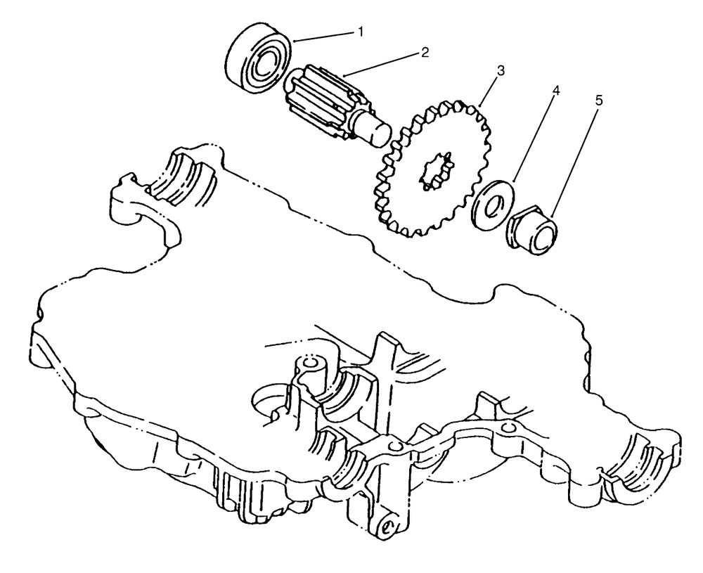 Final Pinion Tuff Torq Transmission K61 (Toro) Diagram and Parts List for 72084 6900001 - 6999999 Toro Lawn Tractor