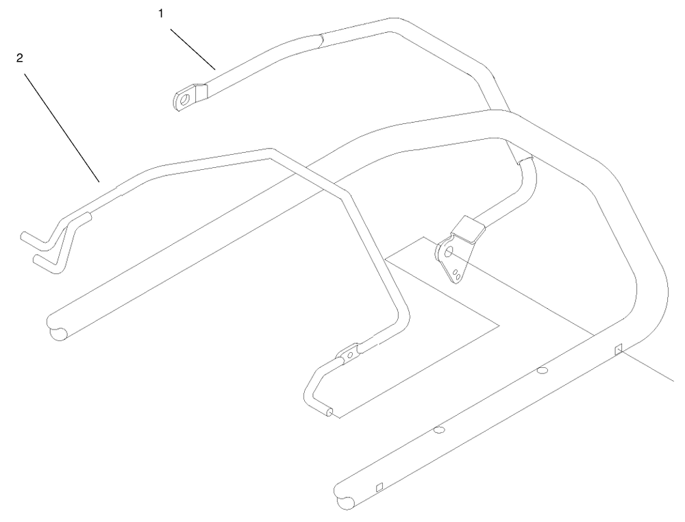 Control Assembly Diagram and Parts List for 20821 7900001 - 7999999 Toro Lawn Mower