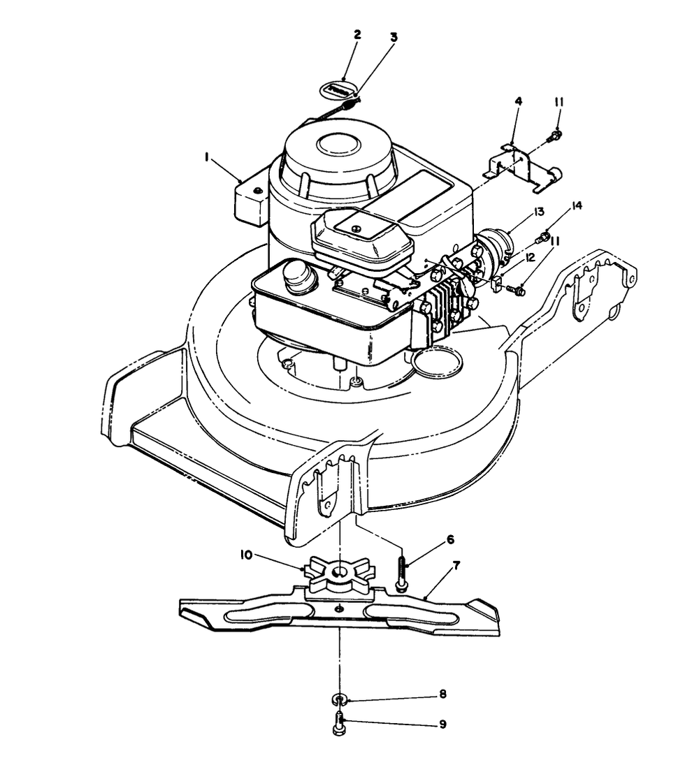 Engine Assembly Diagram and Parts List for 20182 39000001 - 39999999 Toro Lawn Mower