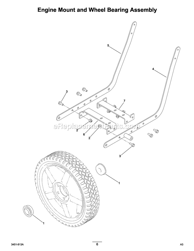 Page 5 Diagram and Parts List for 58610-37390  Toro Lawn Mower