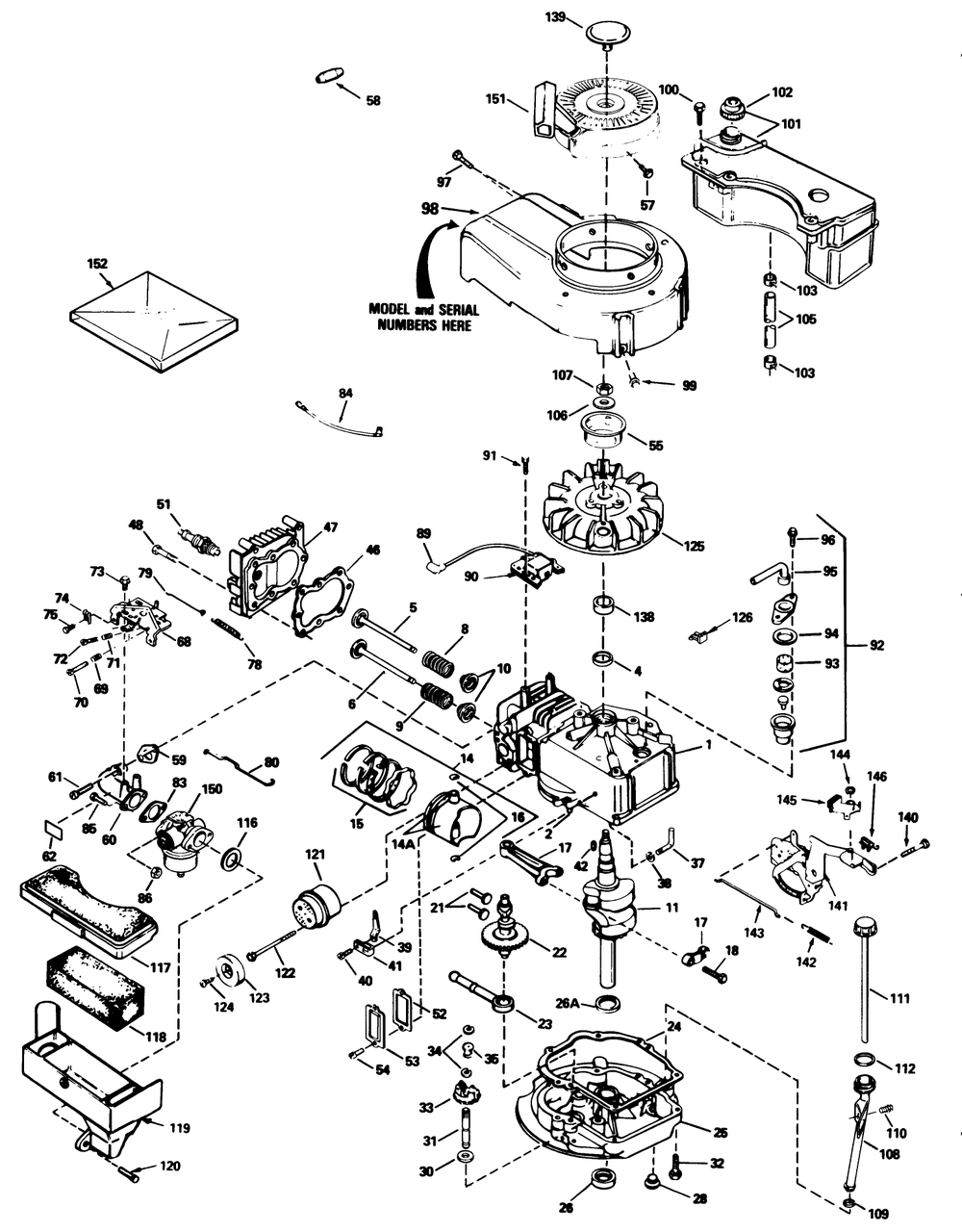 Engine Model No. Tvs100-44011b Diagram and Parts List for 20588C 8000001 - 8999999 Toro Lawn Mower