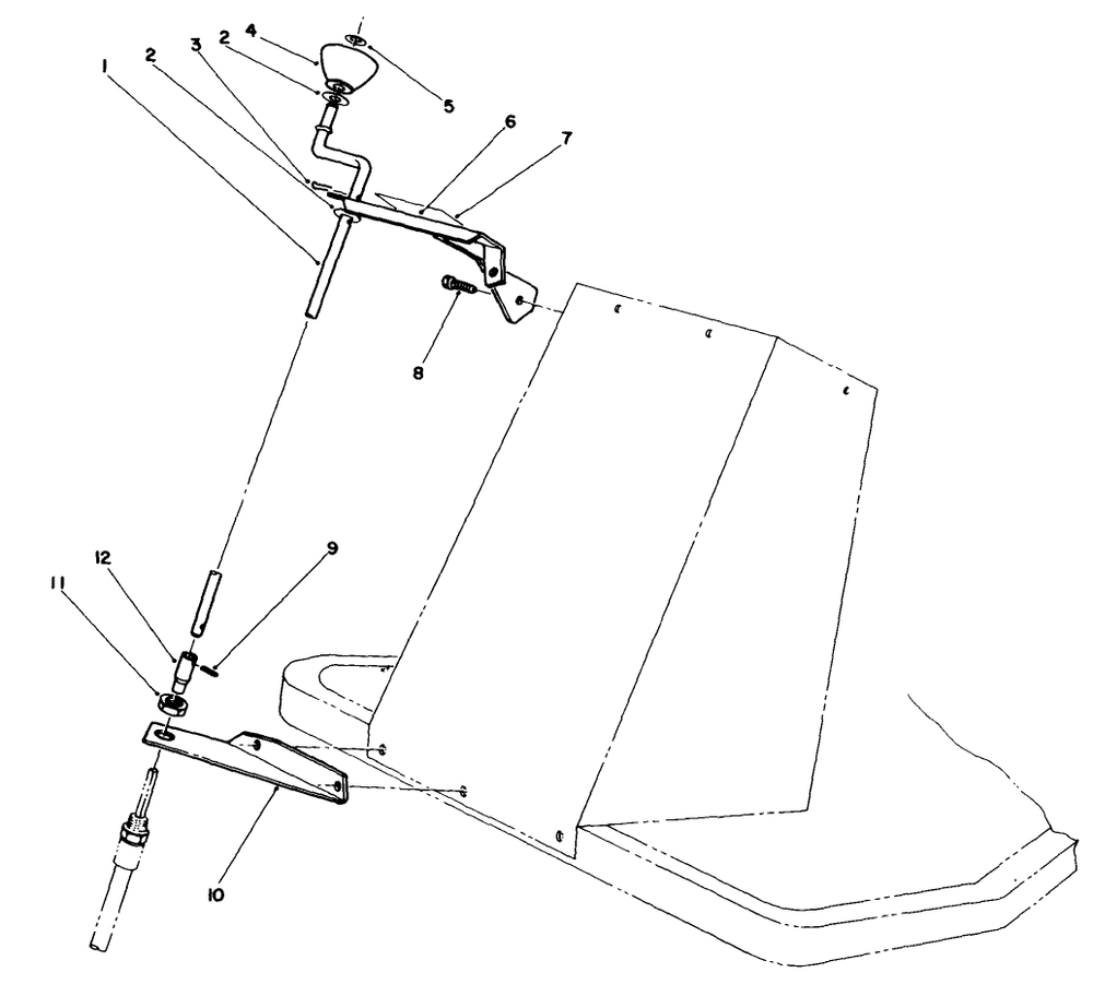 44" Snow Thrower Model No. 30761 (Optional) (Continued) Diagram and Parts List for 30718 2000001 - 2999999 Toro Lawn Tractor