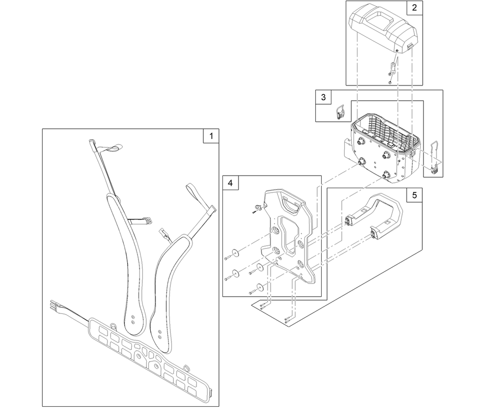 Revolution 60v Backpack Assembly Diagram and Parts List for 66000T 323000001 - 323999999 Toro Leaf Blower / Vacuum