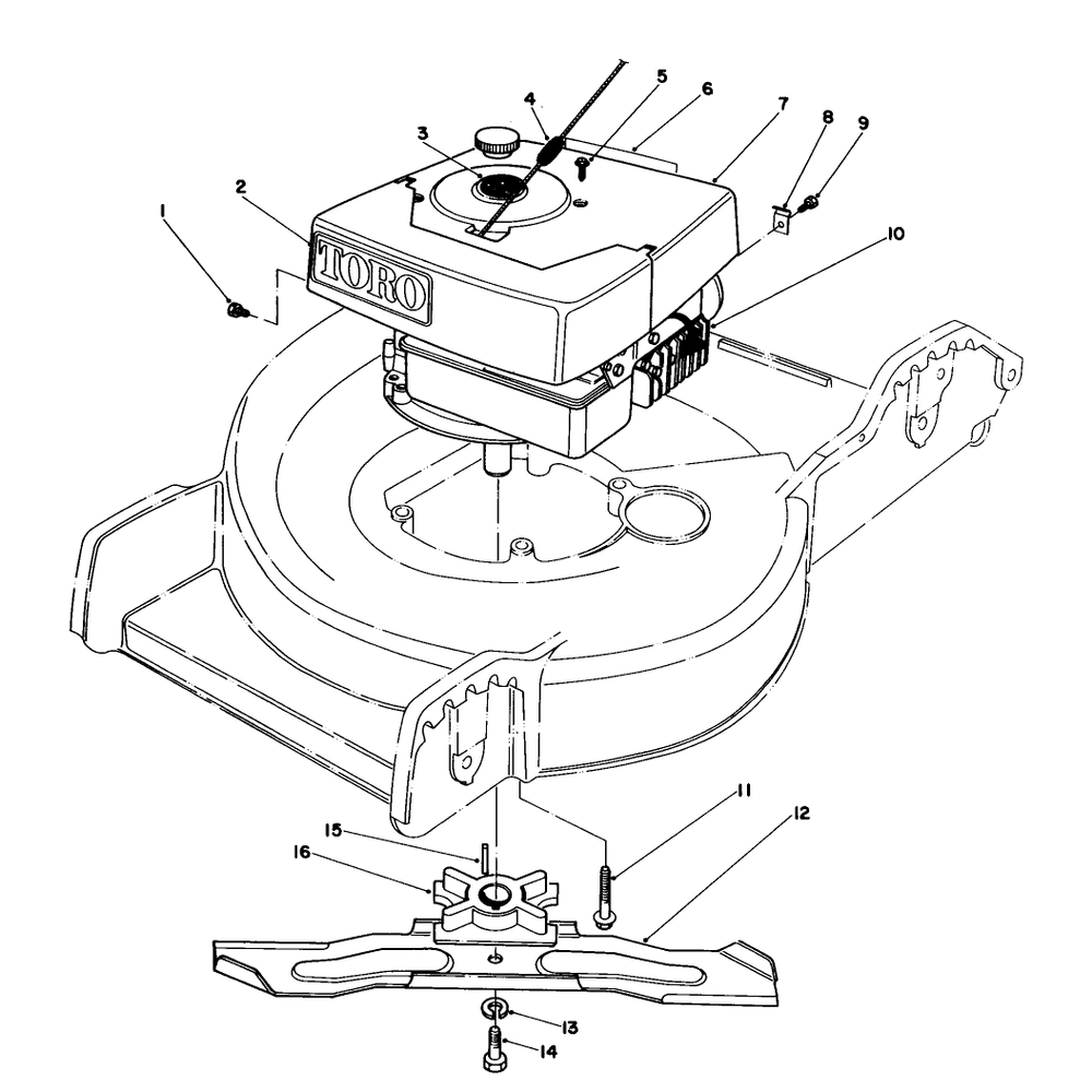 Engine Assembly Diagram and Parts List for 20560 3000001 - 3999999 Toro Lawn Mower