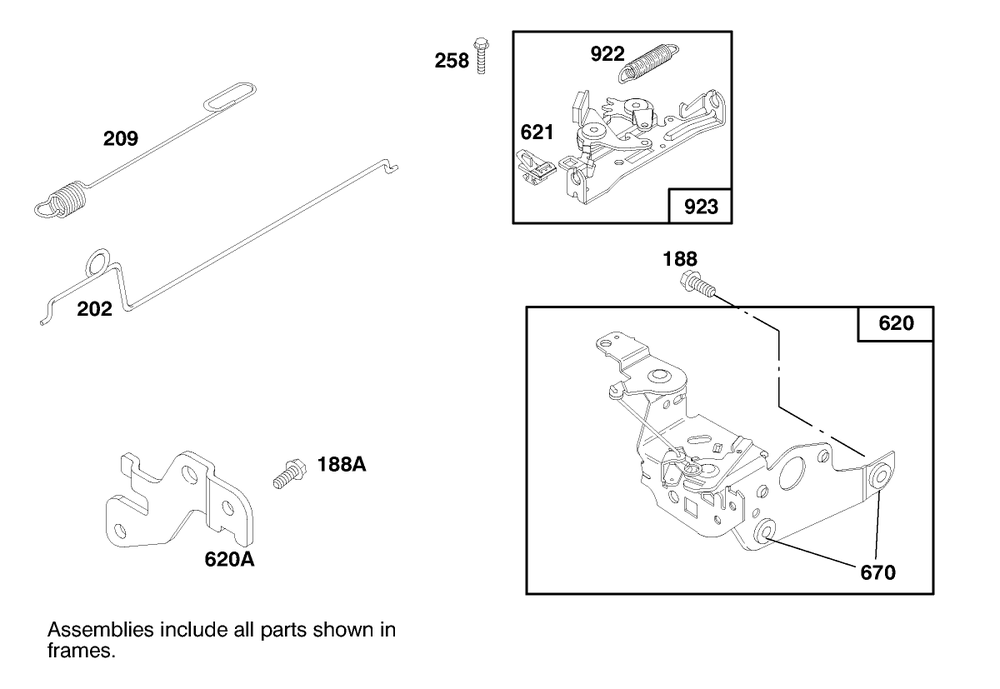 Engine Briggs & Stratton Model 12h802-0658-01 Diagram and Parts List for 20479 7900001 - 7999999 Toro Lawn Mower