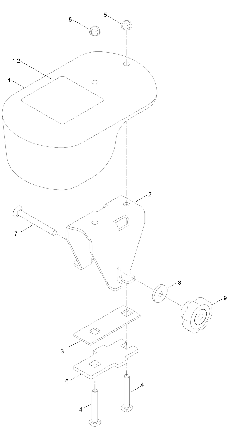 Caster Weight Kit Diagram and Parts List for 78481 407090000-999999999 Toro Lawn Tractor