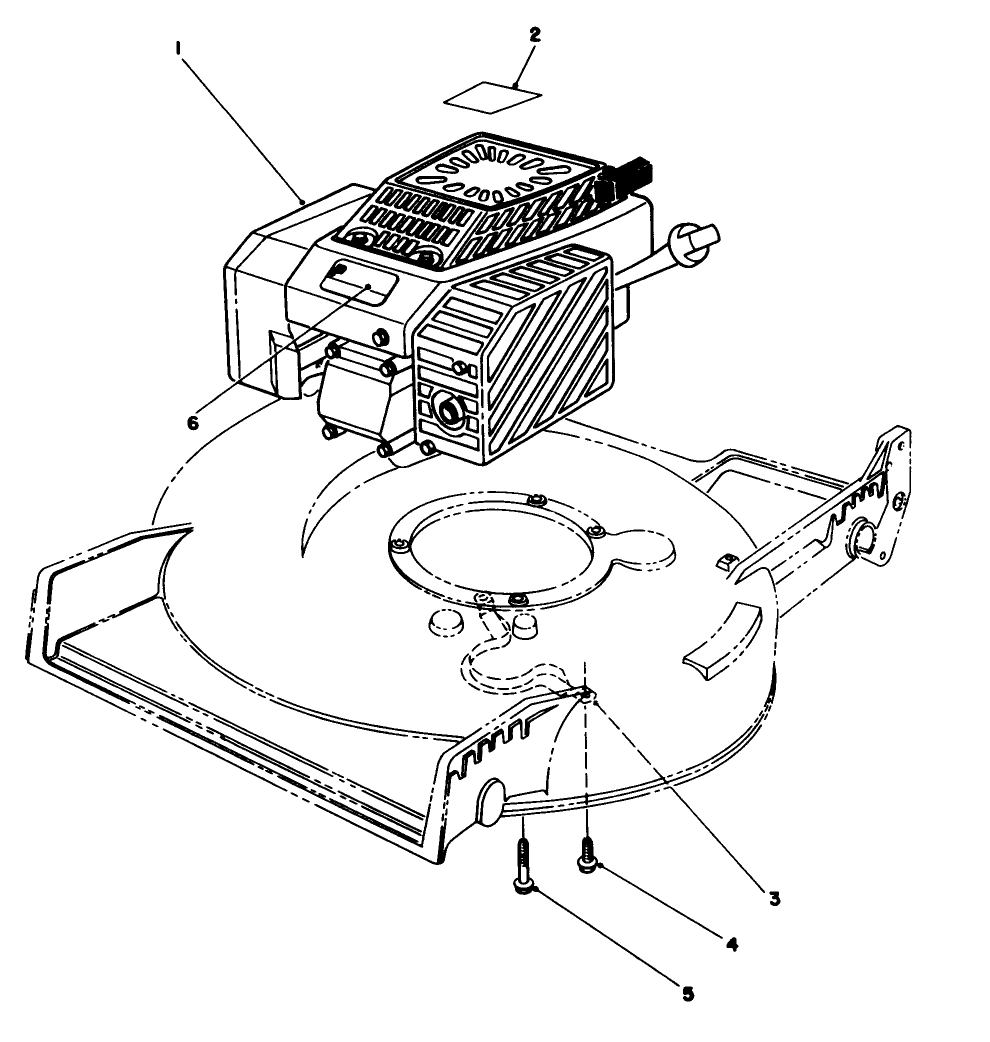 Engine Assembly Diagram and Parts List for 22151 3900856 - 3999999 Toro Lawn Mower