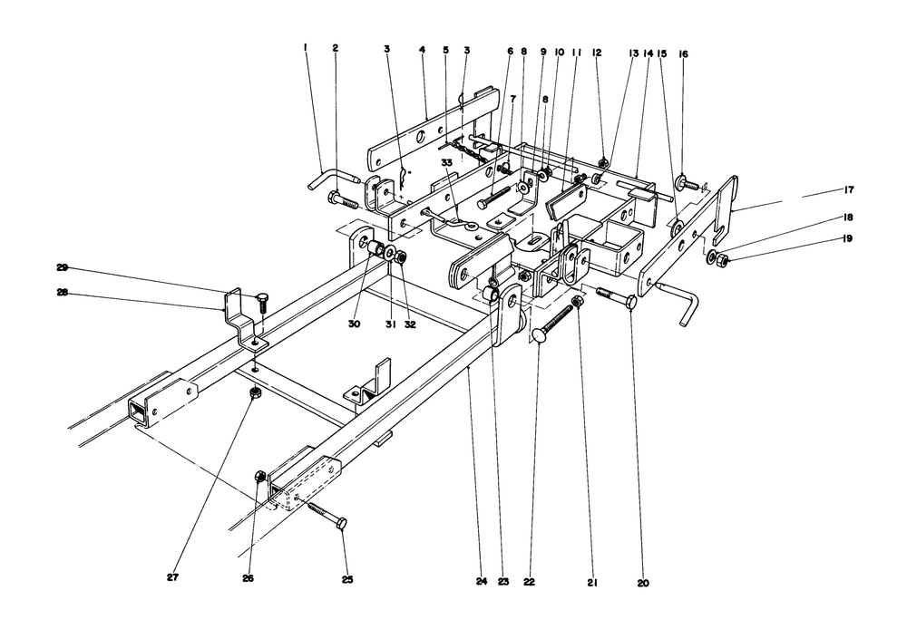 36" Snowthrower Attachment Model No. 59136 Diagram and Parts List for 57375 0000001 - 0999999 Toro Lawn Tractor