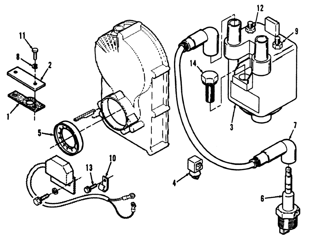 Ignition-Electronic Diagram and Parts List for 41-20OE03 2000001 - 2999999 Toro Lawn Tractor