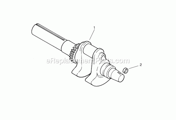 Group 1-Crankshaft Assembly Kohler Ch20s Ps-6 Diagram and Parts List for 74804TE 220000001-220999999 Toro Lawn Mower