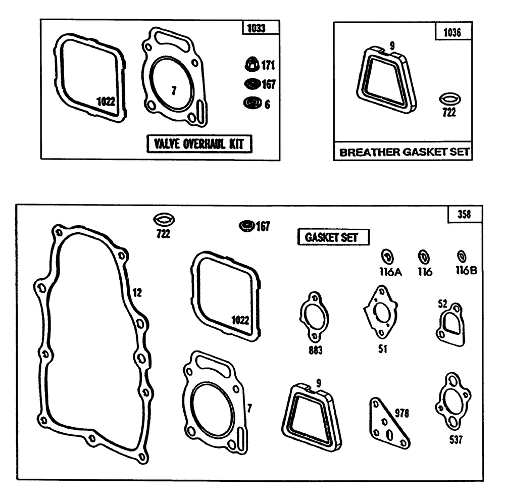 Engine Toro Power Plus Diagram and Parts List for R2-16BE01 2000001 - 2999999 Toro Lawn Tractor