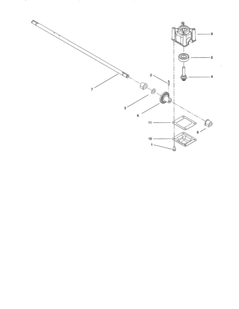 Transmission Diagram and Parts List for 20065 280000001 & UP Toro Lawn Mower