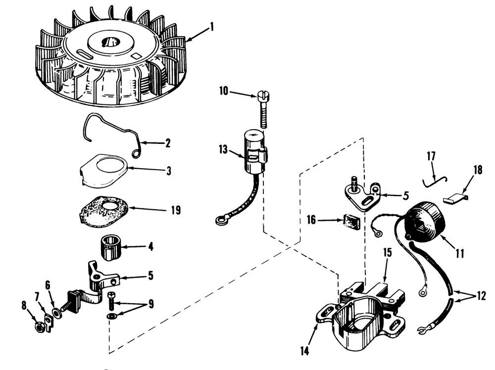 Magneto* Model No. 610689a Diagram and Parts List for 23267 9000001 - 9999999 Toro Lawn Mower