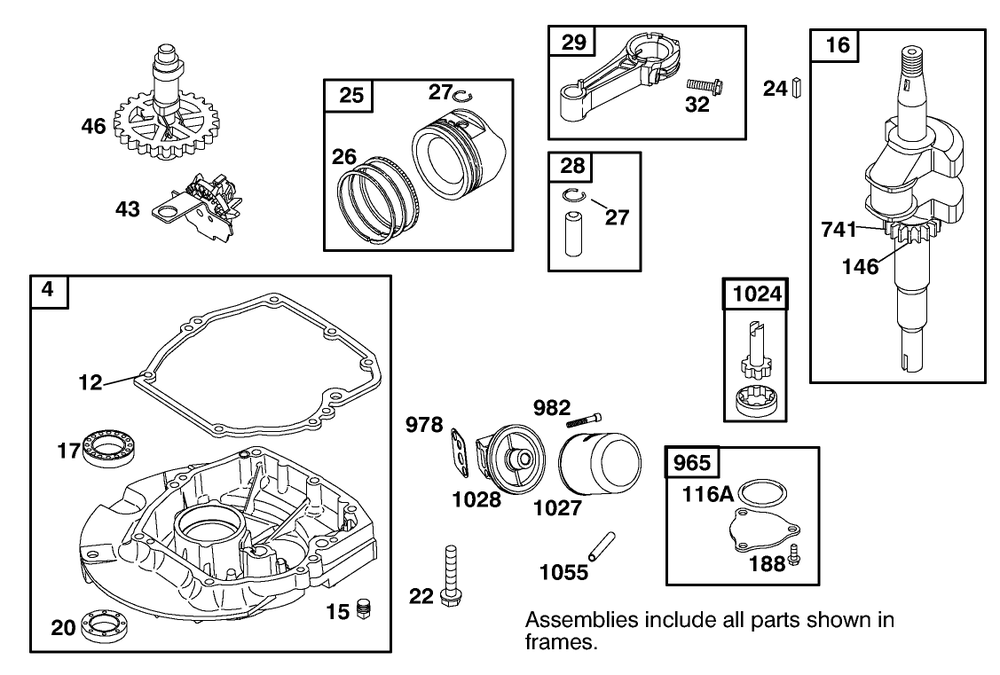 Engine Gts-200 Diagram and Parts List for 22162 8900001 - 8999999 Toro Lawn Mower