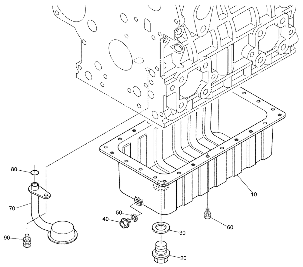 Oil Pan Assembly Diagram and Parts List for 22328 408963400 - 409588175 Toro Lawn Tractor Accessories