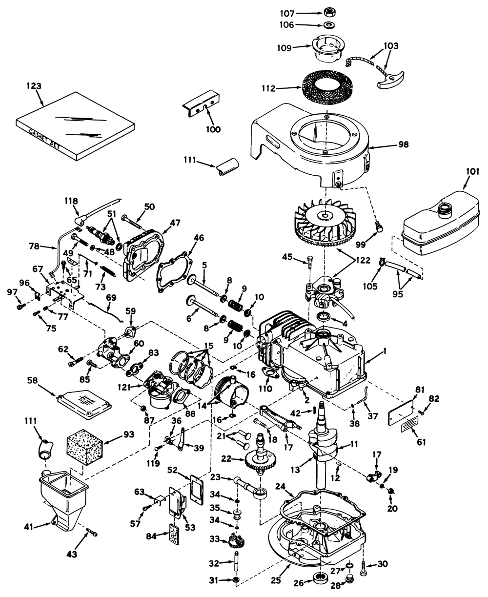 Engine Model No. Lav30-30455h Diagram and Parts List for 18216 0000001 - 0999999 Toro Lawn Mower