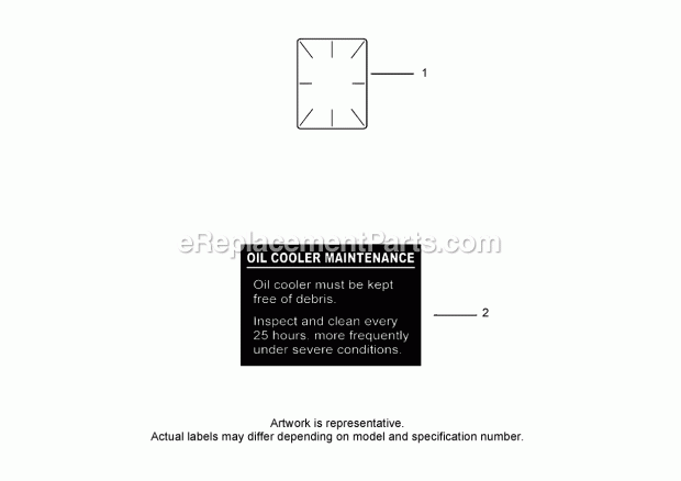 Decal Assembly Kohler Ch750-0010 Diagram and Parts List for 74262CP 270000001-270999999 Toro Lawn Mower