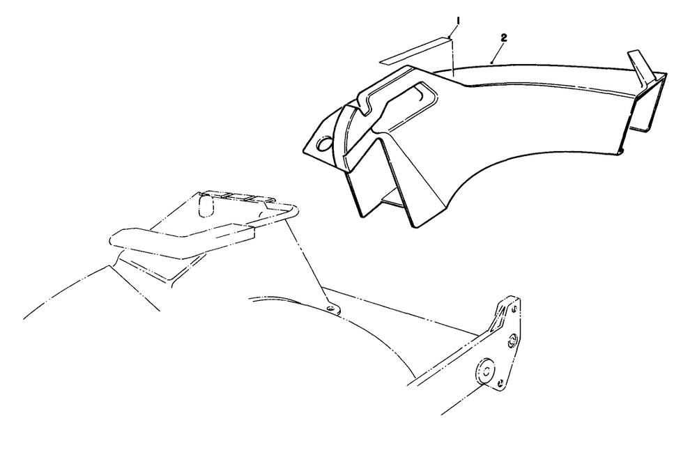 Side Discharge Chute Model No. 59110 (Optional) Diagram and Parts List for 22035C 9000001 - 9999999 Toro Lawn Mower