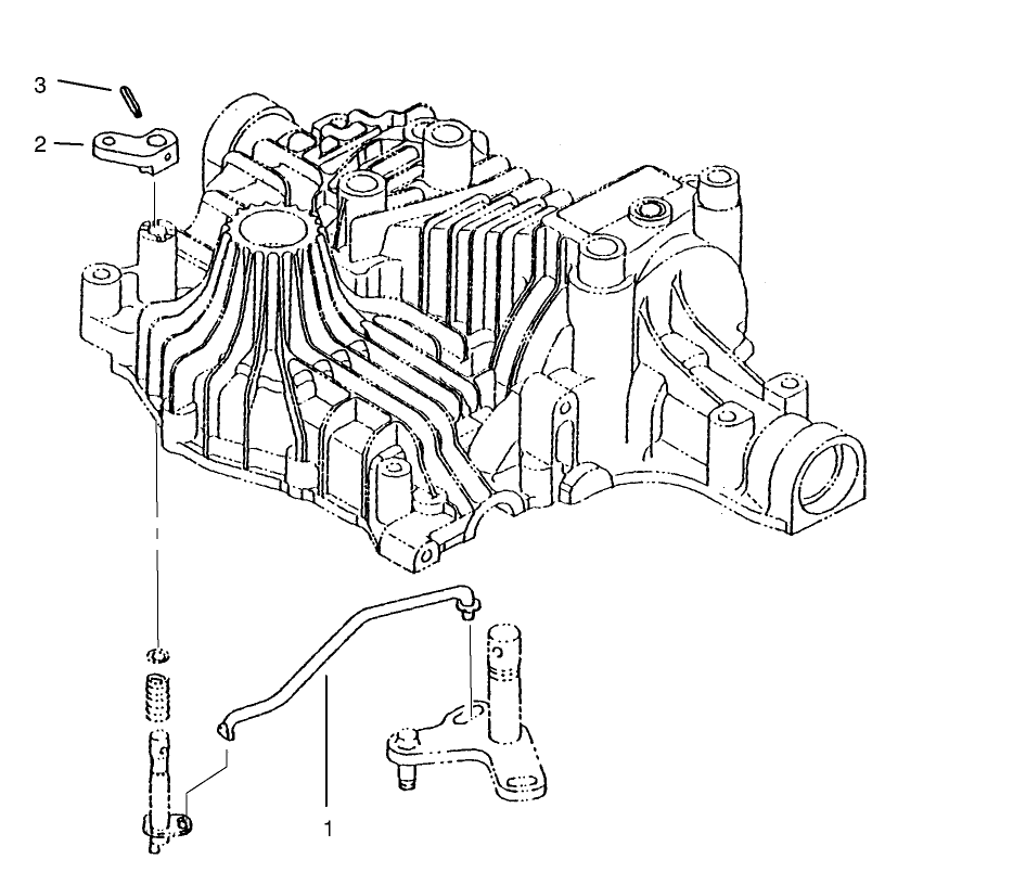 Bypass Return Diagram and Parts List for 72102 8900001 - 8900399 Toro Lawn Tractor