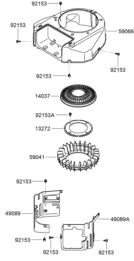 Cooling Equipment Assembly Diagram and Parts List for 22972 402461470 - 404709999 Toro Lawn Tractor Accessories
