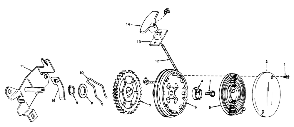 Rewind Starter No. 590450a Diagram and Parts List for 17601 9000001 - 9999999 Toro Lawn Mower