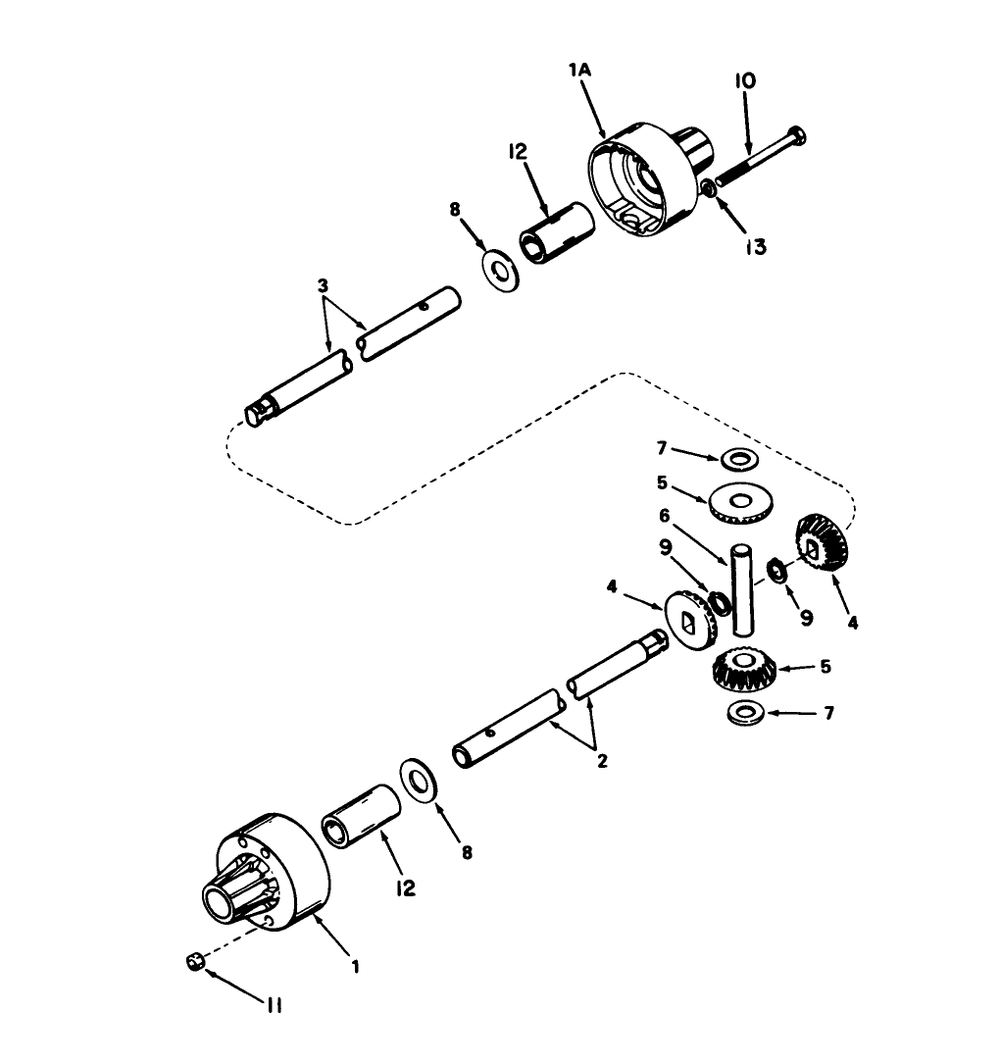 Differential Model 100-050 Diagram and Parts List for 56170 6000001 - 6999999 Toro Lawn Tractor Accessories