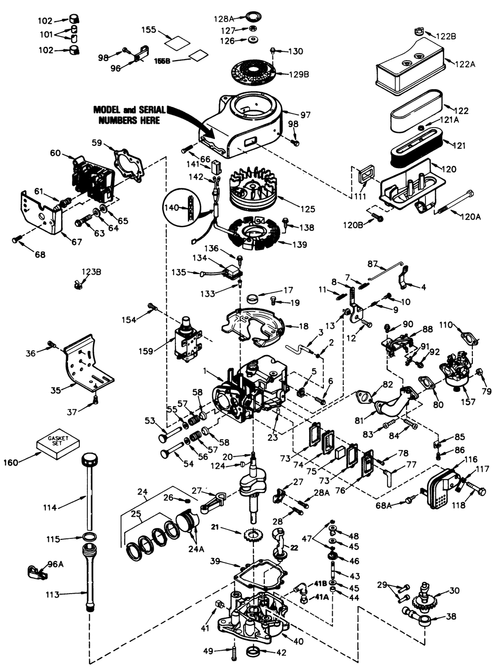 Engine Model No. Tvxl195-150229 Diagram and Parts List for 56128 9000001 - 9999999 Toro Lawn Tractor
