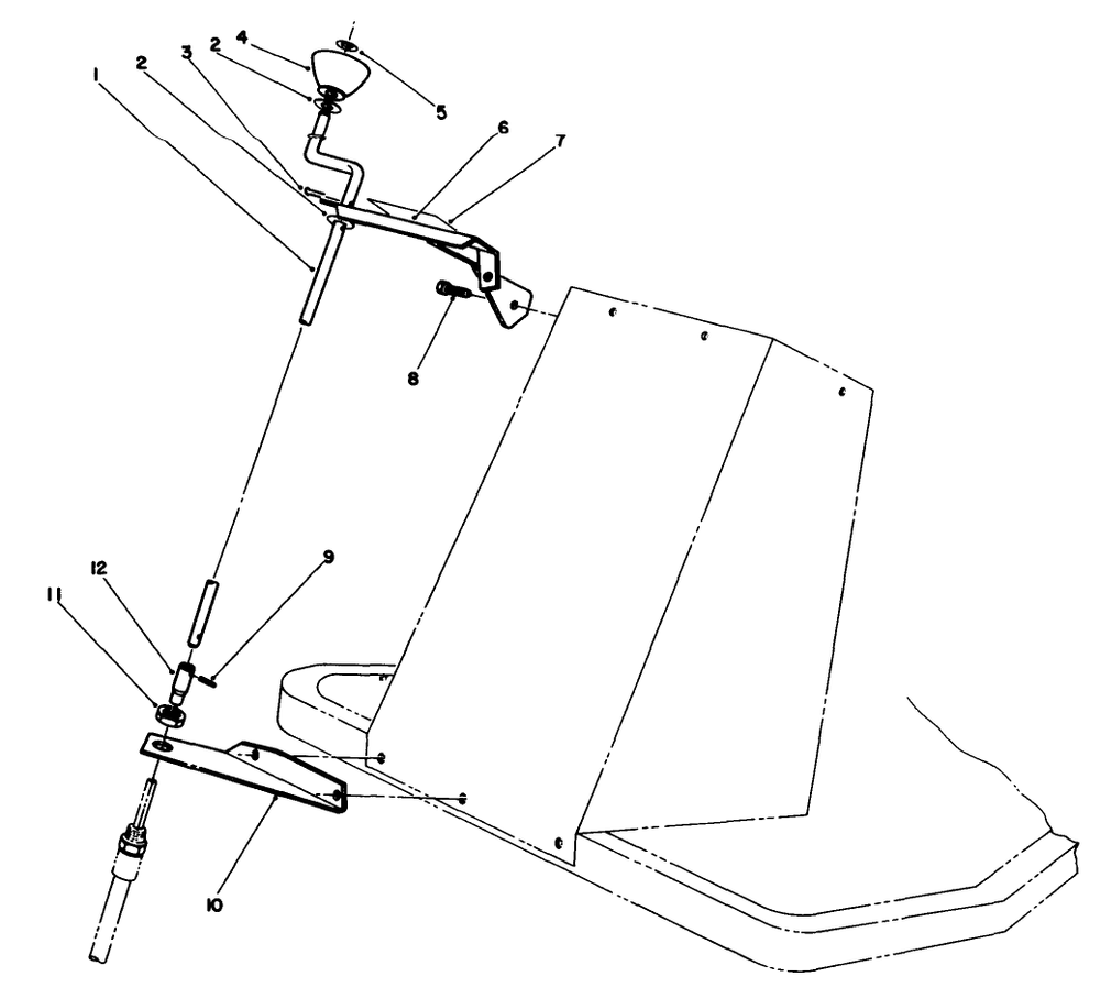 44" Snow Thrower Model No. 30761 (Optional) (Continued) Diagram and Parts List for 30754 0000001 - 0999999 Toro Lawn Tractor