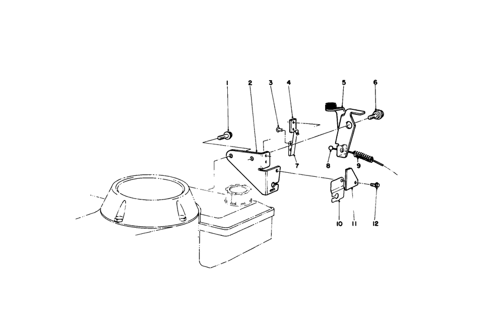 Brake Assembly Diagram and Parts List for 16212C 9000001 - 9999999 Toro Lawn Mower
