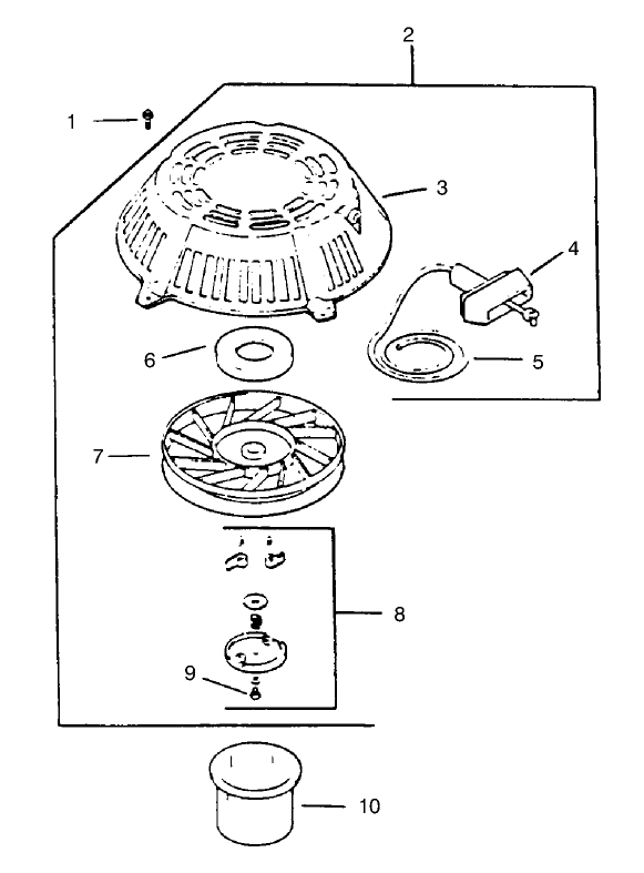 Starter System Diagram and Parts List for 30177 695001 - 699999 Toro Lawn Tractor Accessories