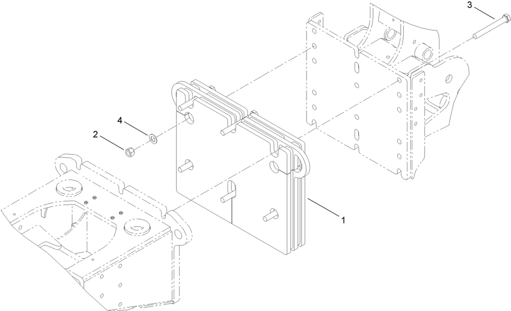 Counter Weight Assembly Diagram and Parts List for 25463E 400000000 - 999999999 Toro Lawn Tractor Accessories