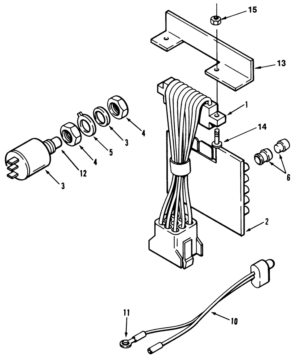 Electrical System Diagram and Parts List for 31-10K802 1000001 - 1999999 Toro Lawn Tractor