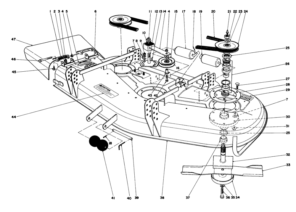 Cutting Unit Model No. 30555 Diagram and Parts List for 30555 8000001 - 8999999 Toro Lawn Mower