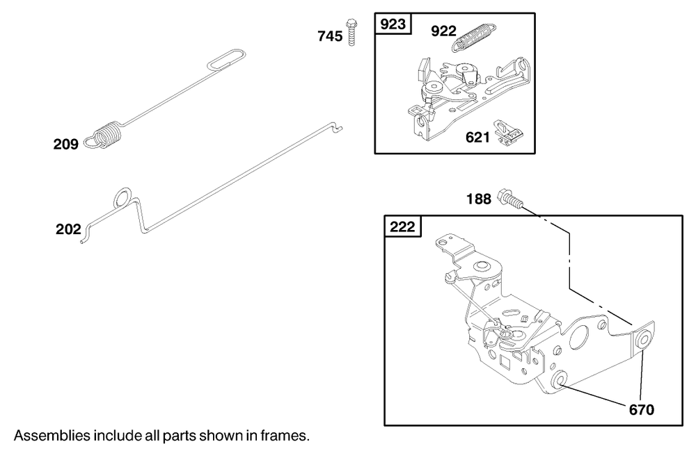 Engine Briggs & Stratton Model 12u802-1740-E1 Diagram and Parts List for 20713 9900001 - 9999999 Toro Lawn Mower