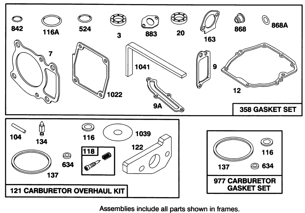 Engine Gts 150 Diagram and Parts List for 26630BC 5900001 - 5999999 Toro Lawn Mower