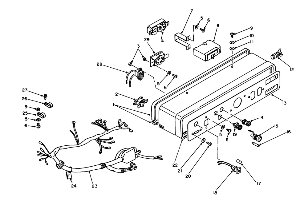 Control Panel Assembly Diagram and Parts List for 62032 4000001 - 4999999 Toro Generator