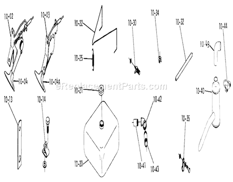 Fuel And Exhaust Systems Diagram and Parts List for 1-0353 1974 Toro Lawn Tractor